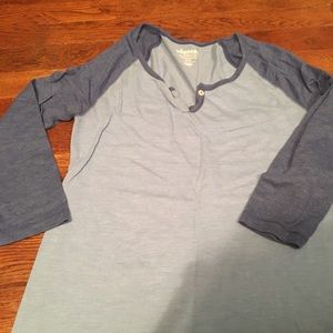 Blue old navy shirt